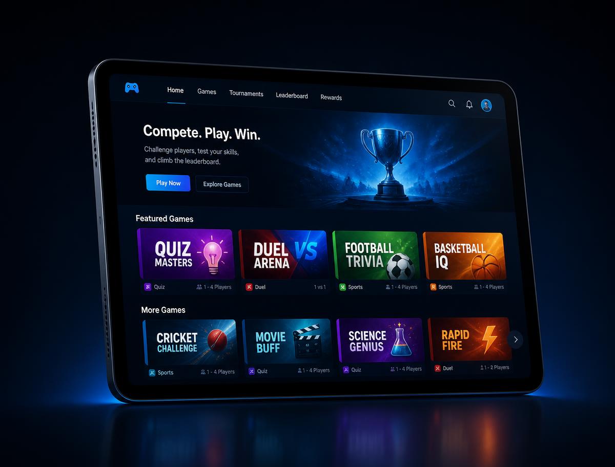 Punkt i terminal — Tablet